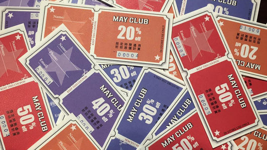 May club 期間限定優惠券,正式推出!! - May club