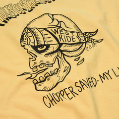 "BANDANA SKULL" TEE - BANANA