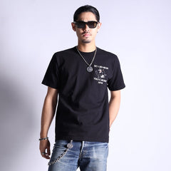 "AIR BASE" TEE - BLACK