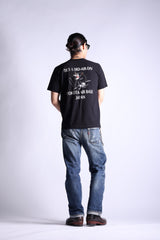 "AIR BASE" TEE - BLACK