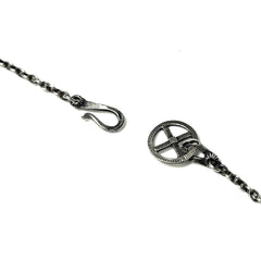 SILVER CHAIN WITH WHEEL SET