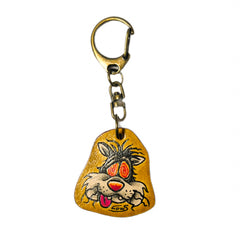 KEY TAG - CRAZY CAT