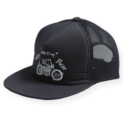 MESH CAP:GOOD TIME 69 BLK/BLK - May club