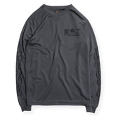 POWER DRY LONG TEE - POWER & SPEED GRAY