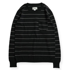 NGT BORDER SWEATER - BLACK