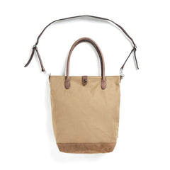 ACV-BG05ASG ARMY SERGE 2 WAY TOTE SHOULDER BAG - SAND - May club