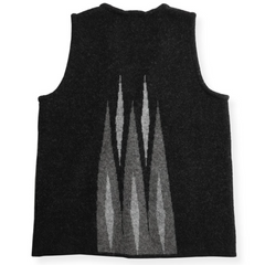 CHIMAYO KNIT VEST-BLACK