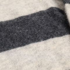 BORDER MOHAIR SWEATER - CHCL/OFF