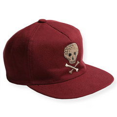 BB CAP - EMB SKULL / WINE