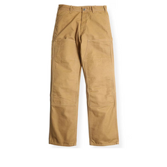 W-KNEE PAINTER PANTS - BROWN