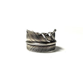 JUNK COIN FEATHER RING L