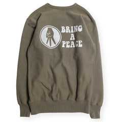 FRONT V SWEAT - BRING A PEACE:SEAWEED - May club