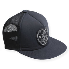 MESH CAP:HEART OF BLACK/BLACK