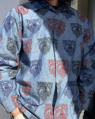 CAMPUS LONG SLEEVE SHIRTS - BLUE