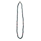 Indian Pacific 琉璃 x Antique White Heart Beads Necklace / 卍