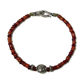 Antique White Hearts Bracelet - Dead Stock 金赤血赤 mix / Swastika