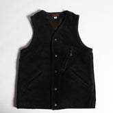 PAN-AM VEST - BLACK ROUGHOUT