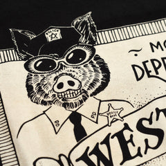 "HAWG POLICE" TEE - BLACK