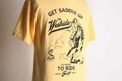 "GET SADDLE UP" TEE - BANANA