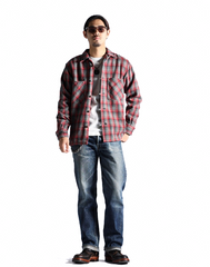 OPEN WIND SHIRTS - H.RED CHECK