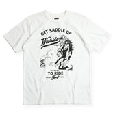 "GET SADDLE UP" TEE - OFF