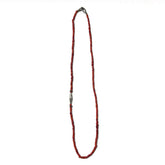 Antique White Hearts / Long 卍 Necklace