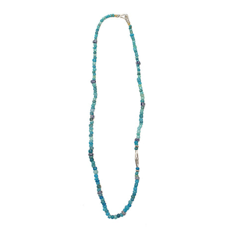 Indian Pacific Blue Mix Necklace / Long 卍