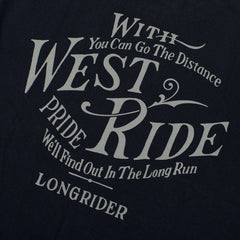 "THE HEART OF LONG RIDER" TEE - BLACK