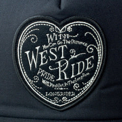 MESH CAP:HEART OF BLACK/BLACK