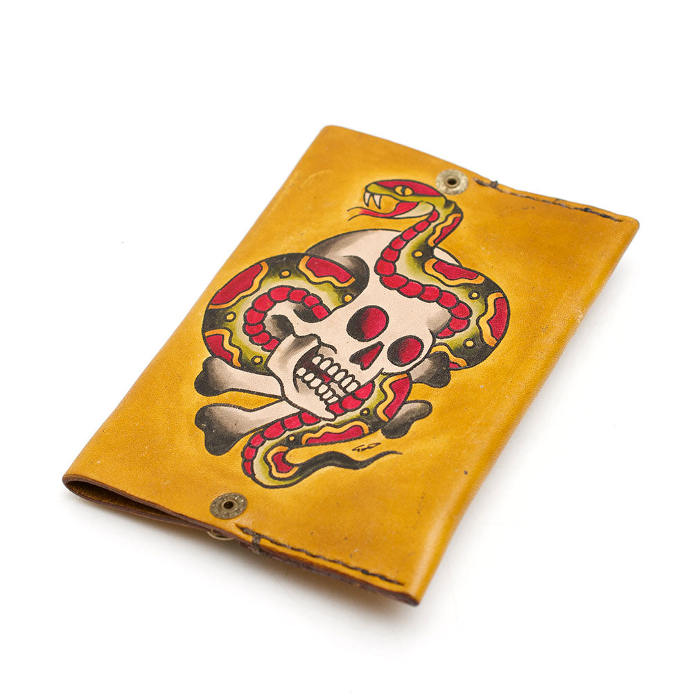 TISSUE CASE - SKULL AND SNAKE - May club