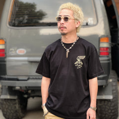 SUPPORT FREEDOM SHORT SLEEVE TEE - BLACK