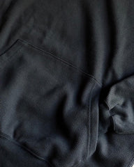 BOMBER THERMAL HOODIE - BLACK - May club