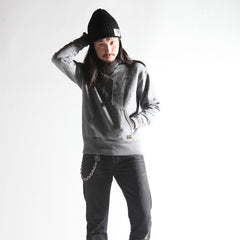 May club -【WESTRIDE】HEAVY WEIGHT FRONT V HOODIE - GRAY