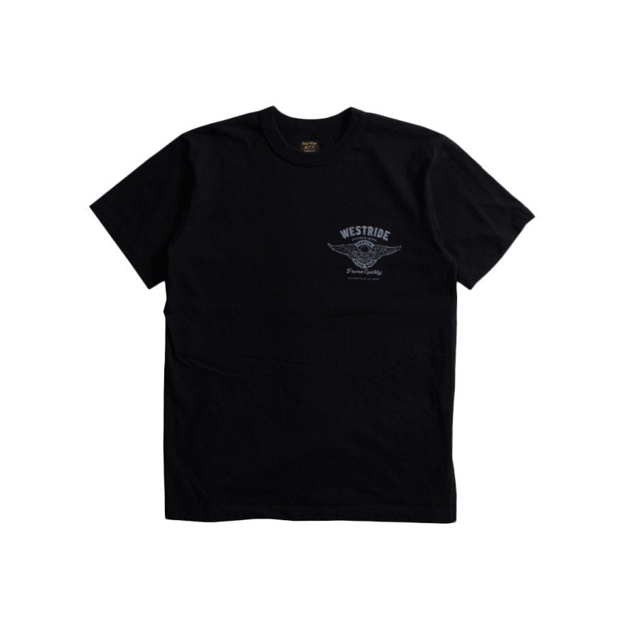 May club -【WESTRIDE】"1976 HARLEY BICENTENNIAL" TEE - BLACK