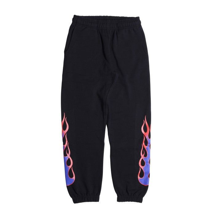 BERDOO FLAMES SWEAT PANTS - BLACK - May club