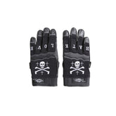 May club -【WESTRIDE】TEXTILE GLOVE - SKULL(BLACK)