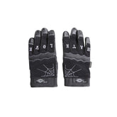 May club -【WESTRIDE】TEXTILE GLOVE - SPIDER WEB(BLACK)