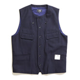 ACV-WCT01CWH HERRINGBONE WAISTCOAT - May club