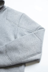 ACV-SWP02 HEAVYWEIGHT PADDED HOODIE - LIGHT GREY - May club