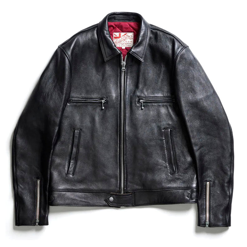 AD-12 SHEEPSKIN JSR JACKET - BLACK - May club