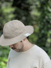 ACV-HG05 LINEN FATIGUE HAT - BEIGE - May club