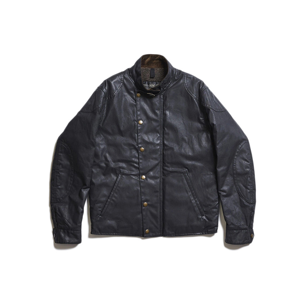 May club -【Addict Clothes】ACV-WX04 WAXED COTTON ULSTER JACKET - BLACK