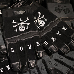 May club -【WESTRIDE】TEXTILE GLOVE - SKULL(BLACK)