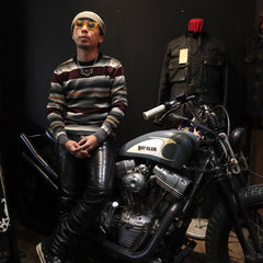 May club -【WESTRIDE】NGT RUG LONG TEE - BURGANDY