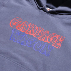 BERDOO FLAMES PULLOVER HOODIE - STONE BLUE - May club