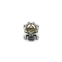 May club -【HWZNBROSS】C.T.M x HWZN MFG. BOMB SIGHT SKULL RING(SILVER x K18)