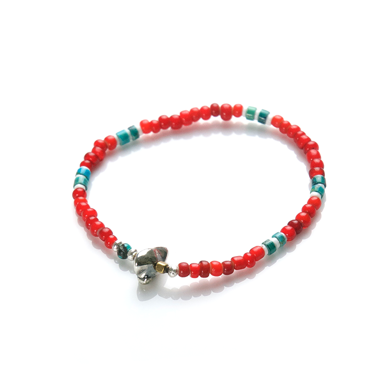 May club -【SunKu】White Heart Mix Bracelet