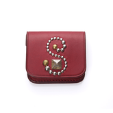 S打釘 紅色零錢包 - May club