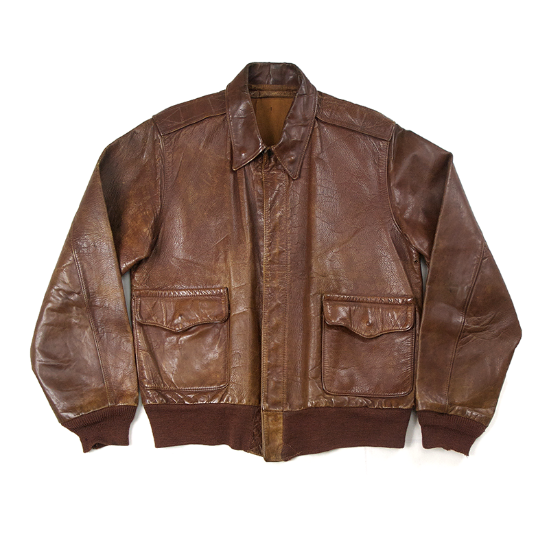 WW2 J.A. Dubow A-2 HORSEHIDE FLIGHT JACKET - May club