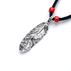 May club -【Chooke】中鷹羽 左向 Silver Dollar Feather(L)